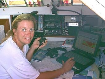 Jutta on the radio